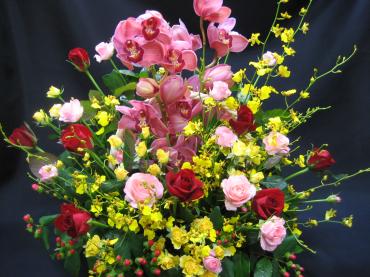 蘭と薔薇の✿ｱﾚﾝｼﾞ✿｜「フローリストつたや」　（兵庫県姫路市の花キューピット加盟店 花屋）のブログ