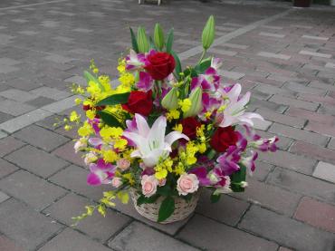 金婚式の御祝アレンジ✿｜「フローリストつたや」　（兵庫県姫路市の花キューピット加盟店 花屋）のブログ