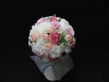 ﾋﾟﾝｸ薔薇と白トルコの✿ブーケ✿｜「フローリストつたや」　（兵庫県姫路市の花キューピット加盟店 花屋）のブログ