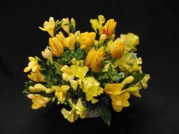 黄色い✿アレンジ✿｜「フローリストつたや」　（兵庫県姫路市の花キューピット加盟店 花屋）のブログ
