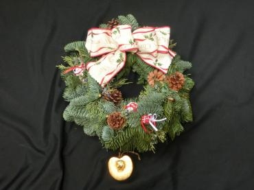 クリスマスの生リース✿｜「フローリストつたや」　（兵庫県姫路市の花キューピット加盟店 花屋）のブログ