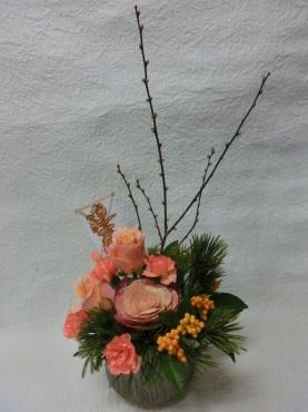 お正月のアレンジ✿｜「フローリストつたや」　（兵庫県姫路市の花キューピット加盟店 花屋）のブログ