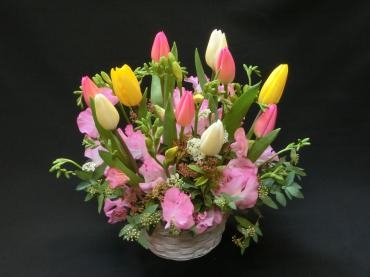 出産御祝のアレンジ✿｜「フローリストつたや」　（兵庫県姫路市の花キューピット加盟店 花屋）のブログ