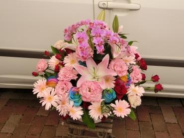 お誕生日お祝いの✿アレンジ✿｜「フローリストつたや」　（兵庫県姫路市の花キューピット加盟店 花屋）のブログ