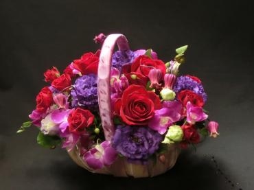 赤と紫✿。✿♪｜「フローリストつたや」　（兵庫県姫路市の花キューピット加盟店 花屋）のブログ