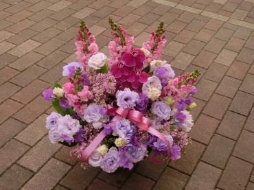 紫色っぽい✿アレンジ✿｜「フローリストつたや」　（兵庫県姫路市の花キューピット加盟店 花屋）のブログ