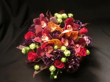若い女性のお誕生日お祝いアレンジメント✿｜「フローリストつたや」　（兵庫県姫路市の花キューピット加盟店 花屋）のブログ
