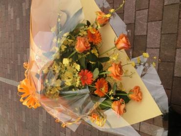 50代男性に送別花束✿｜「フローリストつたや」　（兵庫県姫路市の花キューピット加盟店 花屋）のブログ