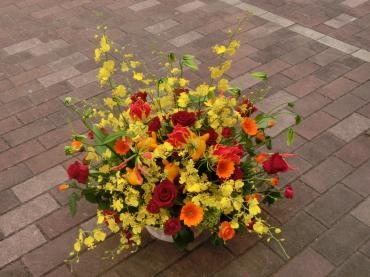二人展御祝アレンジメント✿｜「フローリストつたや」　（兵庫県姫路市の花キューピット加盟店 花屋）のブログ