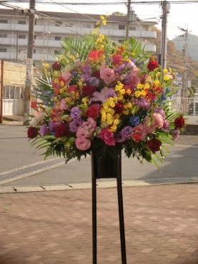 御祝スタンド花✿｜「フローリストつたや」　（兵庫県姫路市の花キューピット加盟店 花屋）のブログ