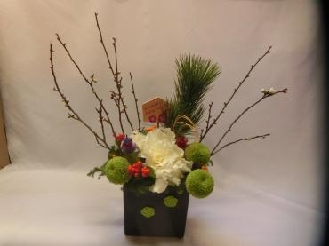 迎春アレンジメント✿｜「フローリストつたや」　（兵庫県姫路市の花キューピット加盟店 花屋）のブログ