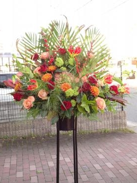 和風スタンド花✿｜「フローリストつたや」　（兵庫県姫路市の花キューピット加盟店 花屋）のブログ