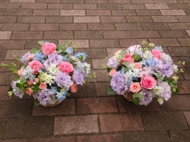 ピンクの入ったアレンジメント✿｜「フローリストつたや」　（兵庫県姫路市の花キューピット加盟店 花屋）のブログ