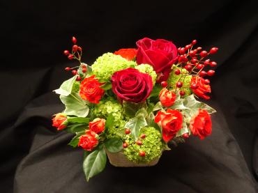赤と緑✿。✿｜「フローリストつたや」　（兵庫県姫路市の花キューピット加盟店 花屋）のブログ