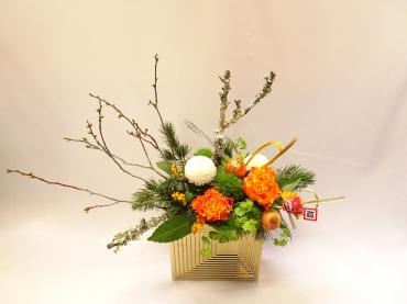 お正月アレンジ✿｜「フローリストつたや」　（兵庫県姫路市の花キューピット加盟店 花屋）のブログ